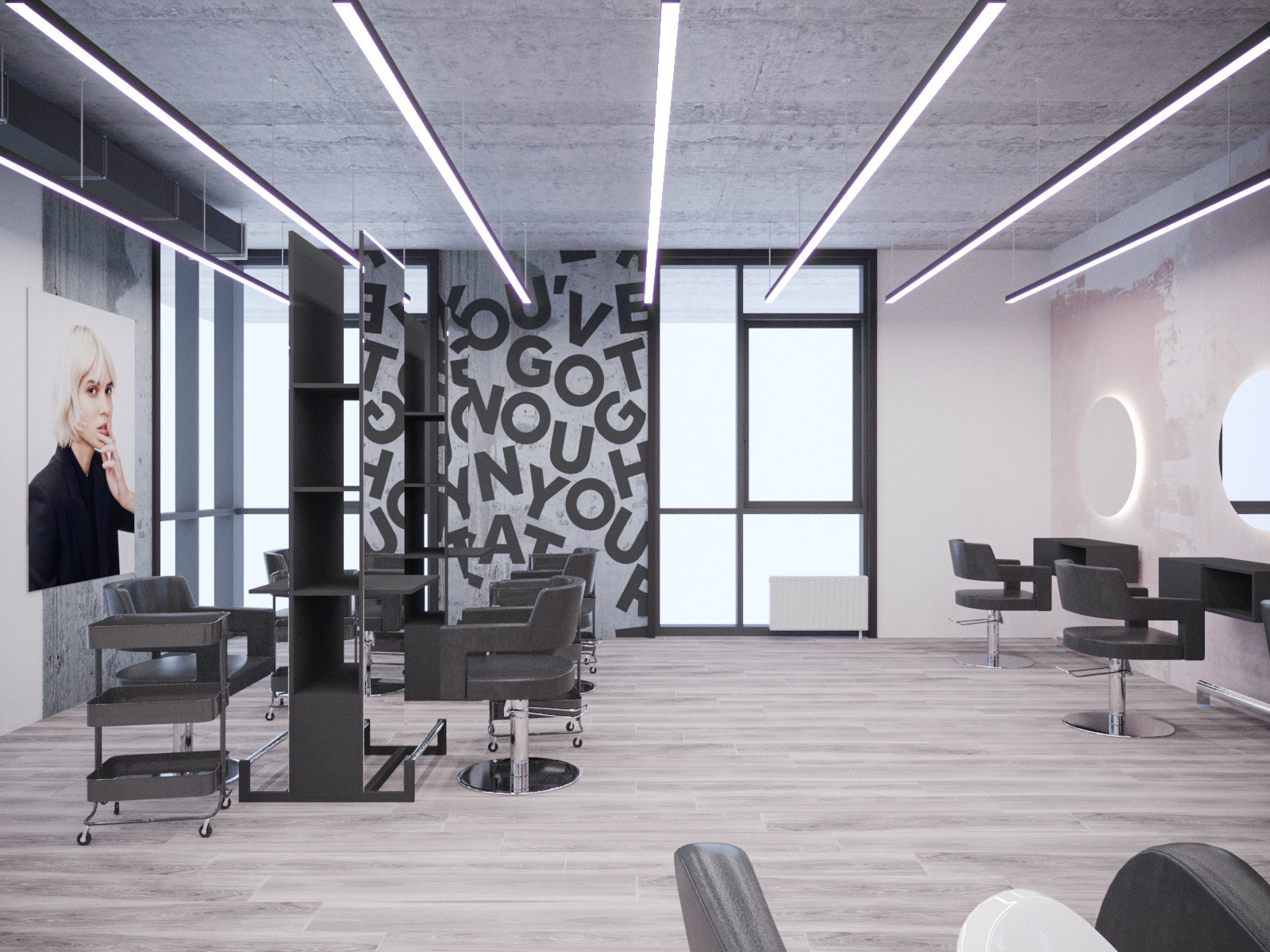 FORMA. beauty salon. 2021. Kyiv. 200m2-9