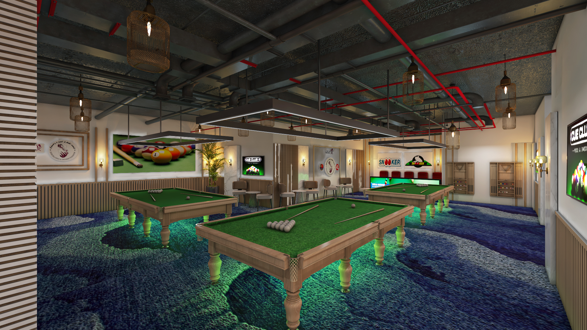 snoker Qatar etihad cooperation reception hall-17