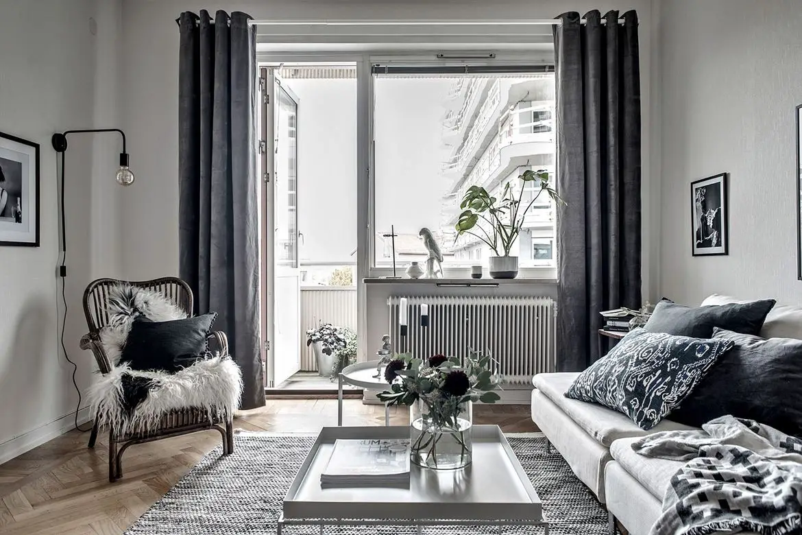 现代简约，绿色生活 | 两套不同面积的 Scandinave 风格公寓设计-21