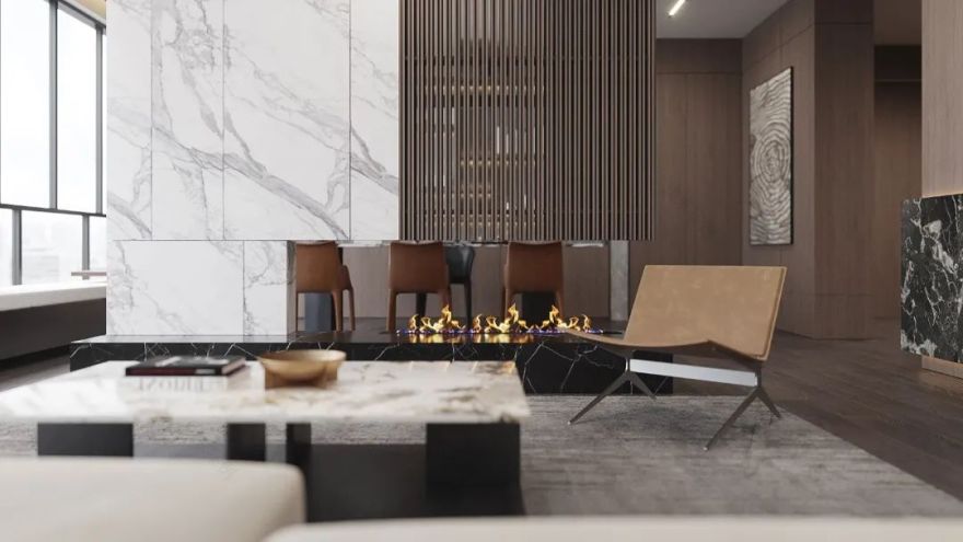 浙江丽水佰易文具会客厅——动线规划与材质碰撞的创意空间-7