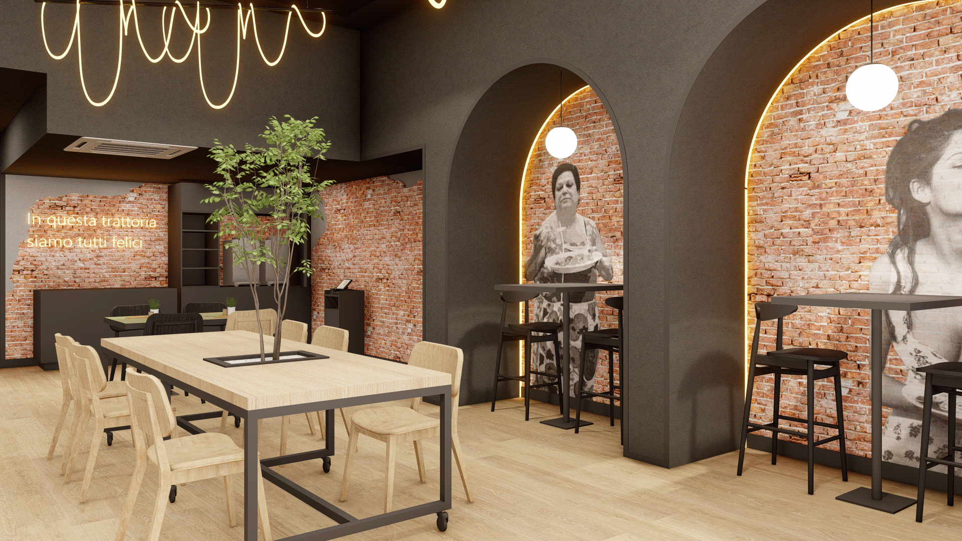 Atelier Domh 披萨店室内设计-10