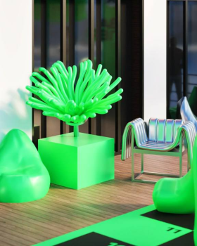 俄罗斯滑雪品牌商业快闪空间