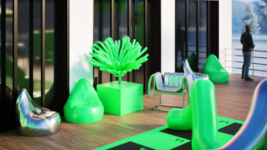 俄罗斯滑雪品牌商业快闪空间-7