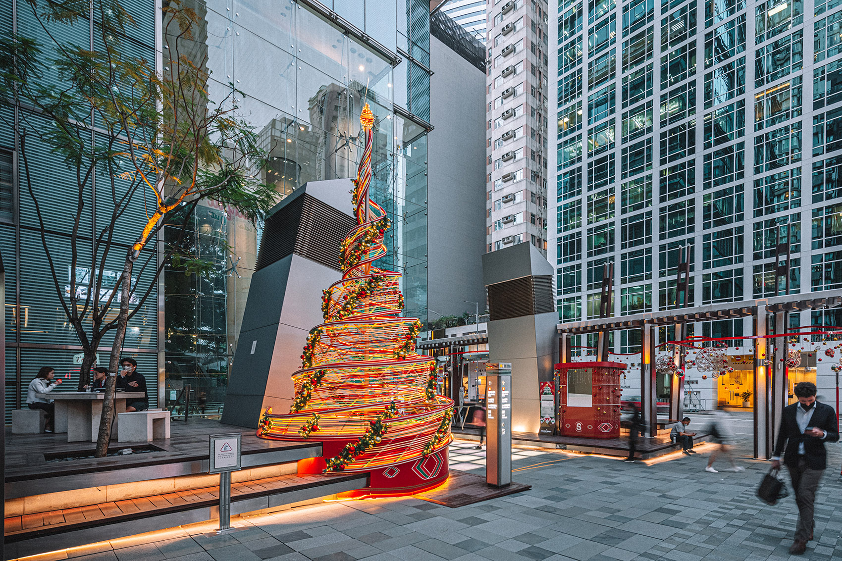 星街小区藤片圣诞装置丨中国香港丨AaaM Architects-3