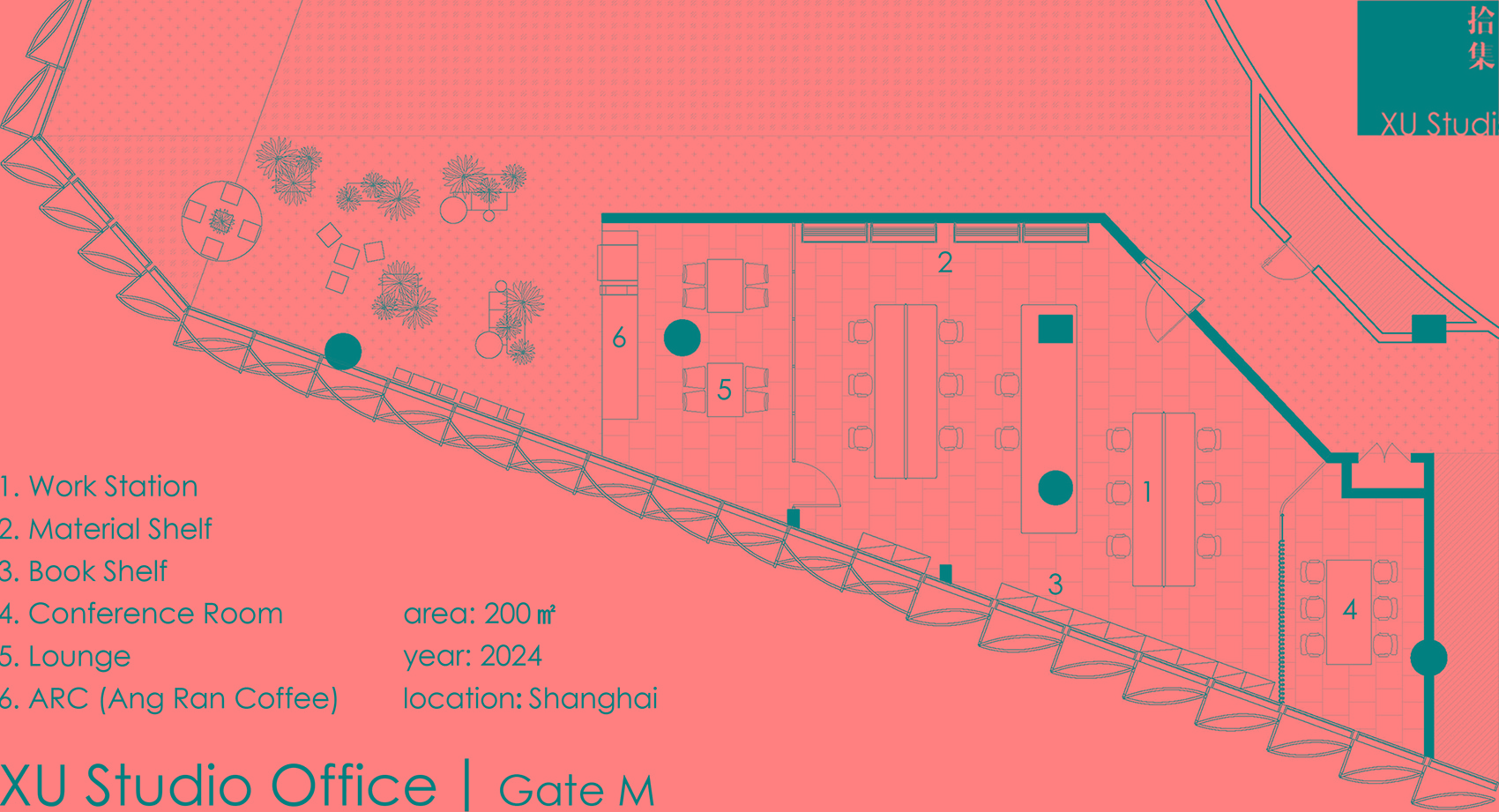 上海拾集建筑办公室及盎然咖啡丨中国上海丨上海拾集建筑设计有限公司-49