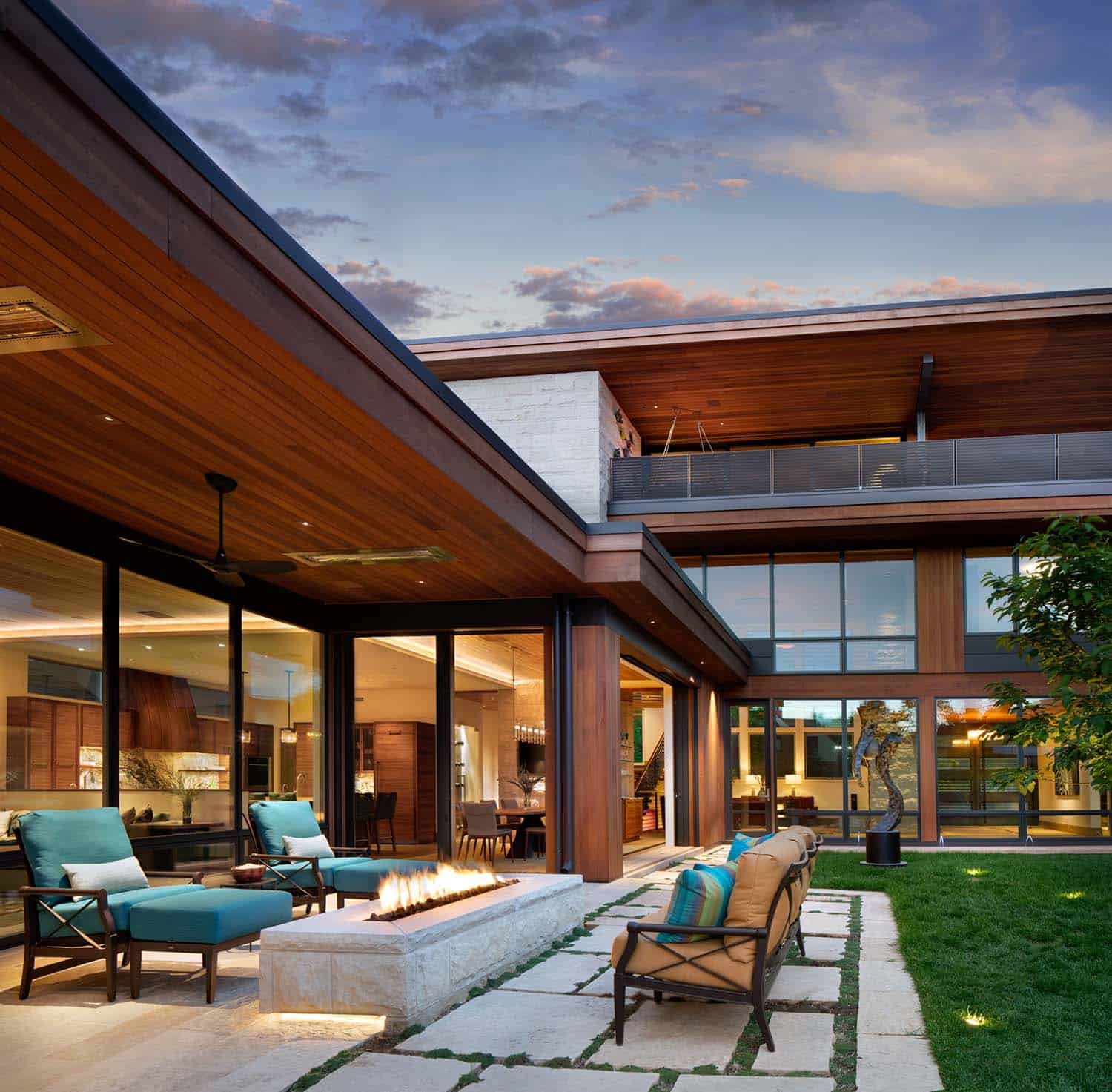 See inside this urban house built around an amazing courtyard in Denver-31