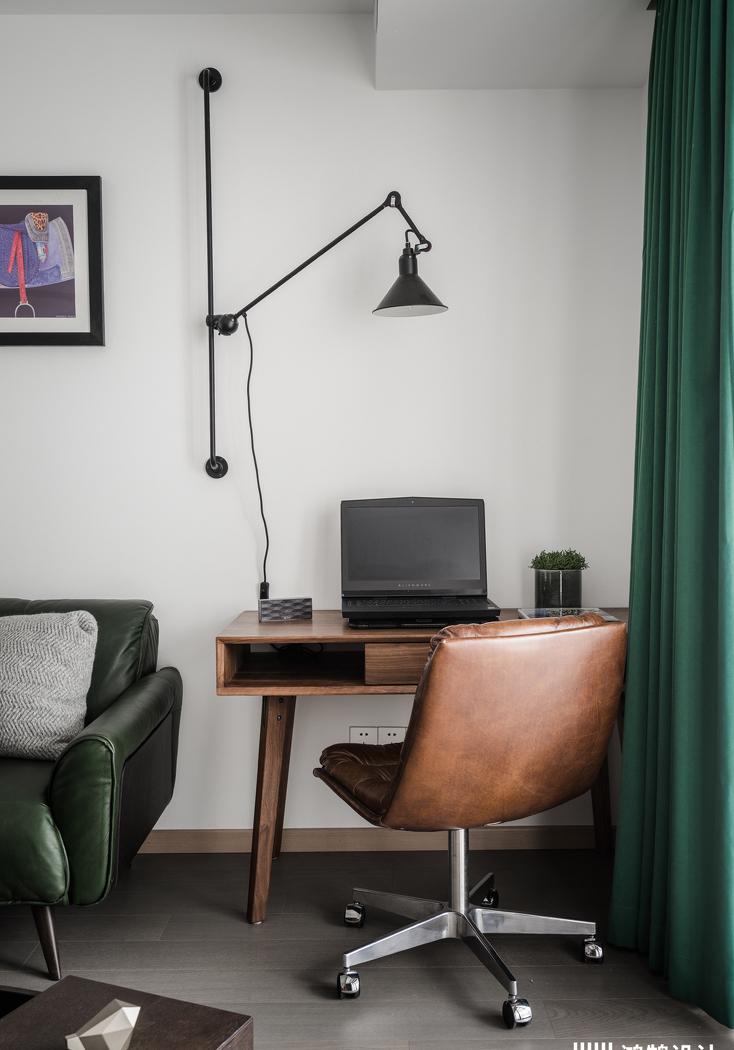 上海老弄堂情怀家居,绿色墨韵温馨一家三口-7