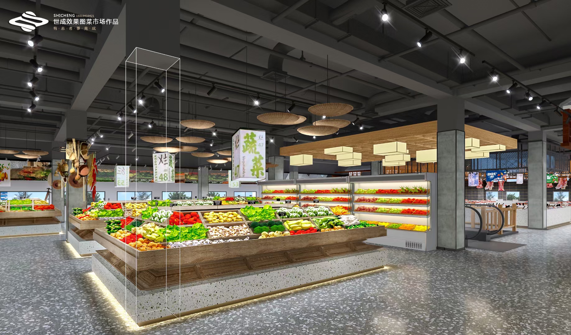 最近菜市场改造项目比较多，不同风格的都有分享给大家                     -8