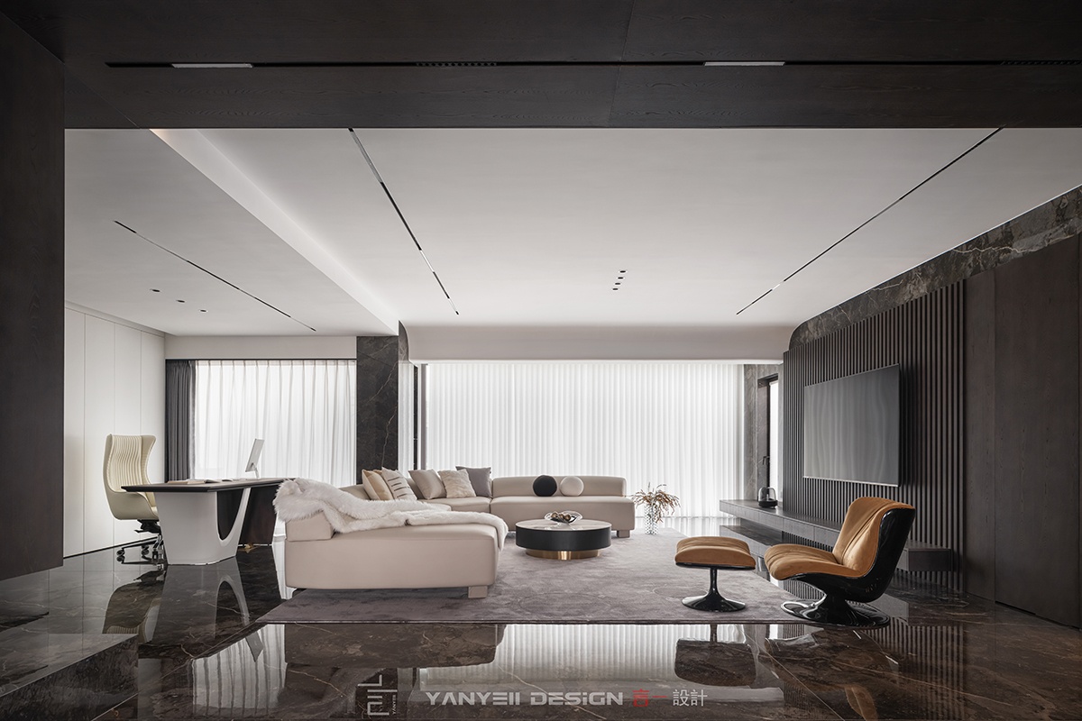 安吉碧桂园现代简约软装设计-12