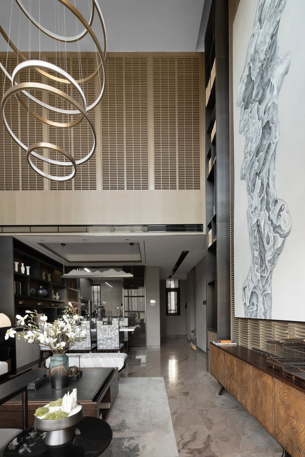 塞上梦江南——银川万科翡翠公园上叠别墅样板间 | 明德设计-2