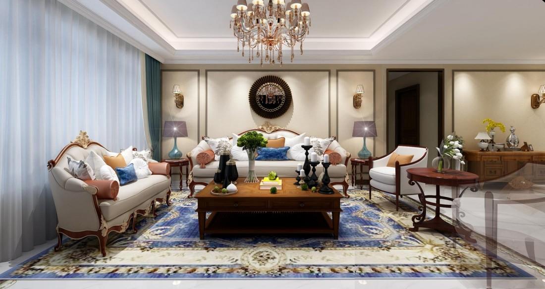 190 平米欧式大三居,诠释低调奢华与古典雅致-0