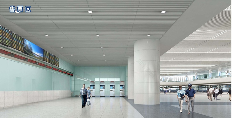 售票厅室内设计案例效果图-36