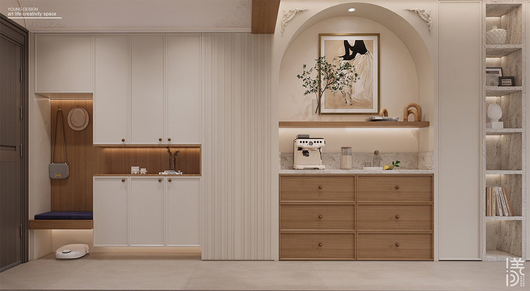 轻法式复古之家丨深圳漾空间设计有限公司-29