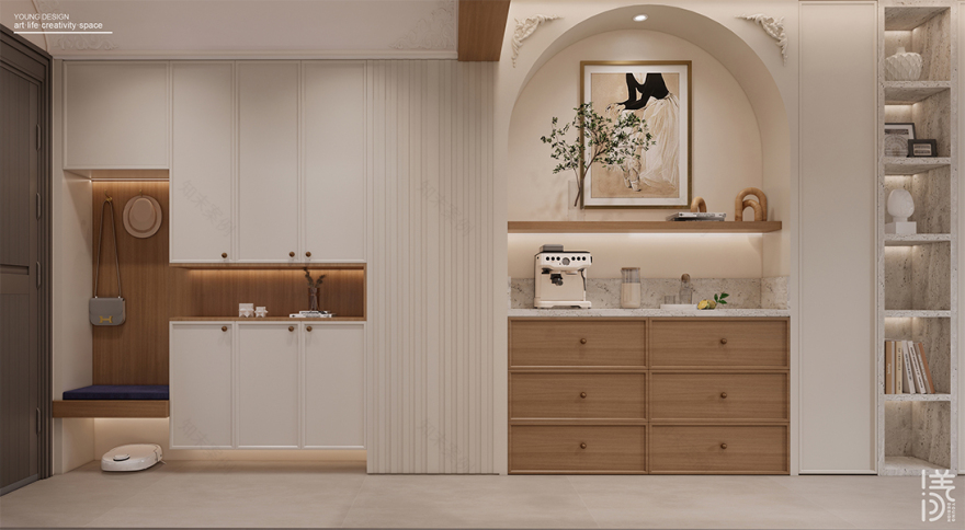 轻法式复古之家丨深圳漾空间设计有限公司-29