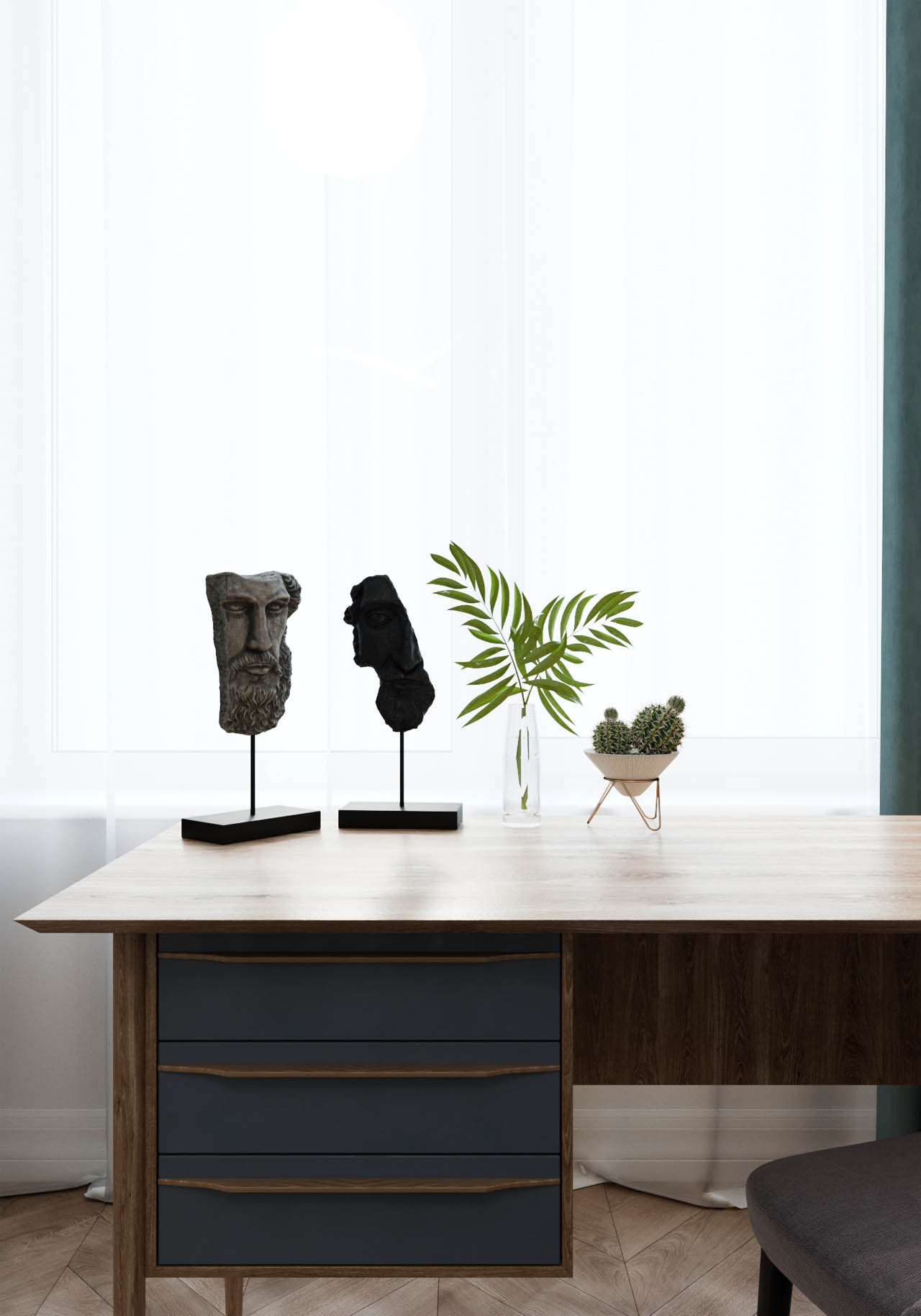 首都“菲利格拉德”小区男士风格公寓室内更新项目丨JDesign（设计师 Евгения Ревина）-3