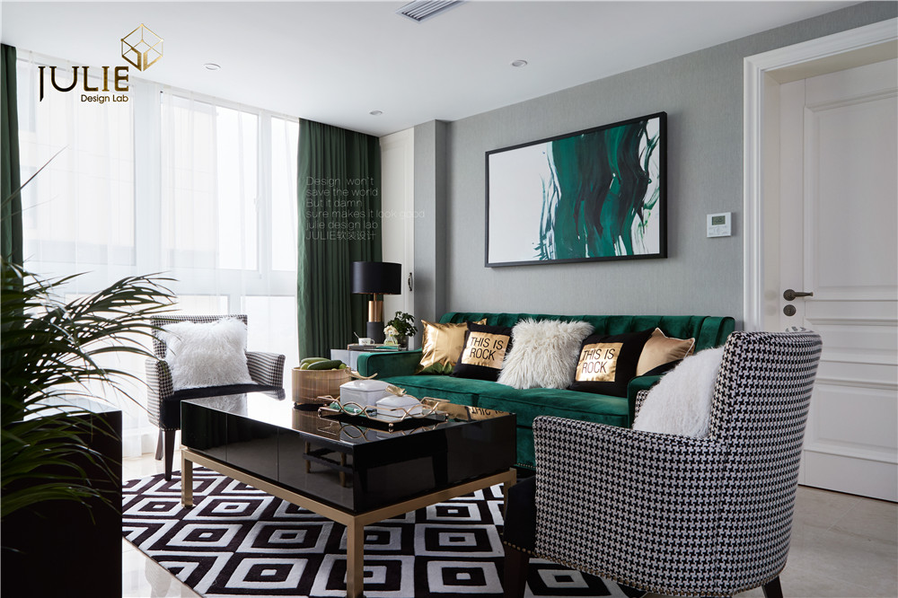 铂金名筑120㎡摩登美式-23