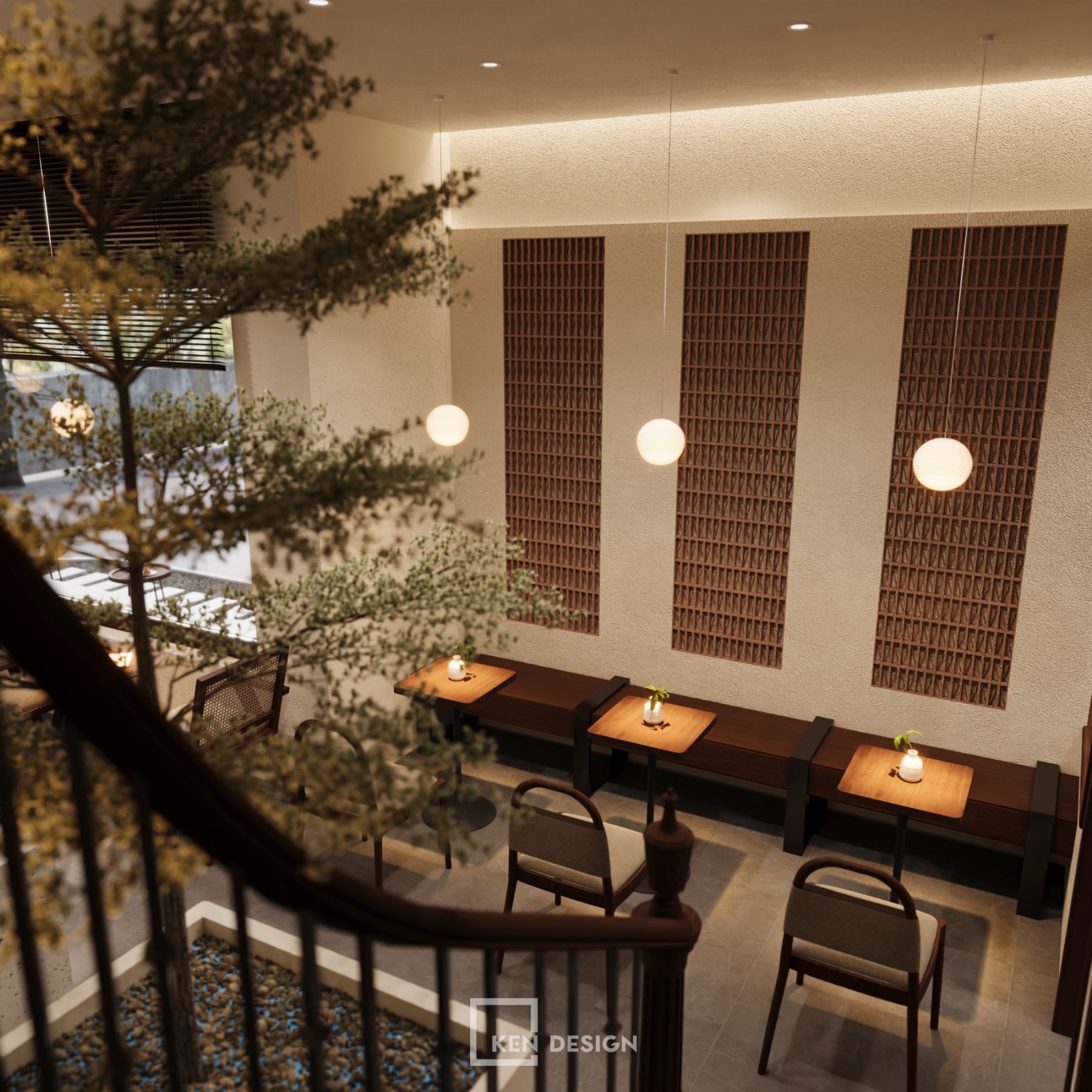 Blume咖啡馆设计丨越南河内丨Ken Design-32