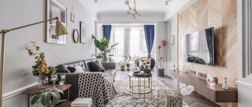 南京颐和府邸 135㎡美式轻奢复古风住宅设计-198