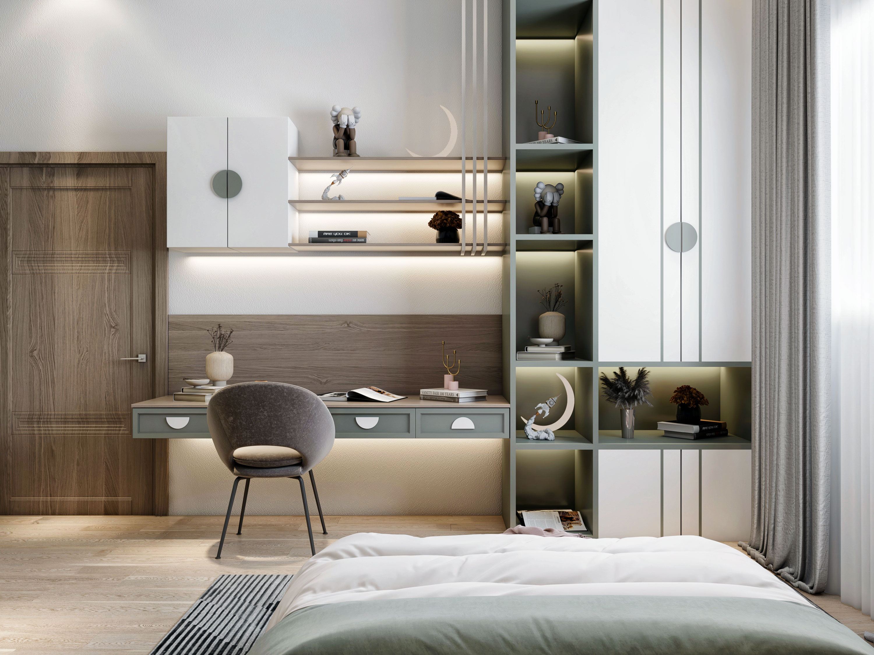 Boy Bedroom Design Project l Saudi Arabia-2