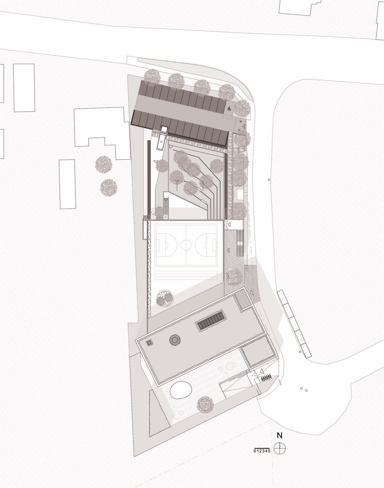 Honcourt 学校丨法国丨f+f architectes-59
