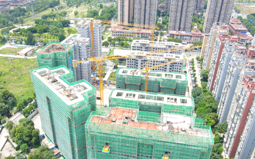 成华区东林社区住宅及商业项目主体结构全面封顶-9