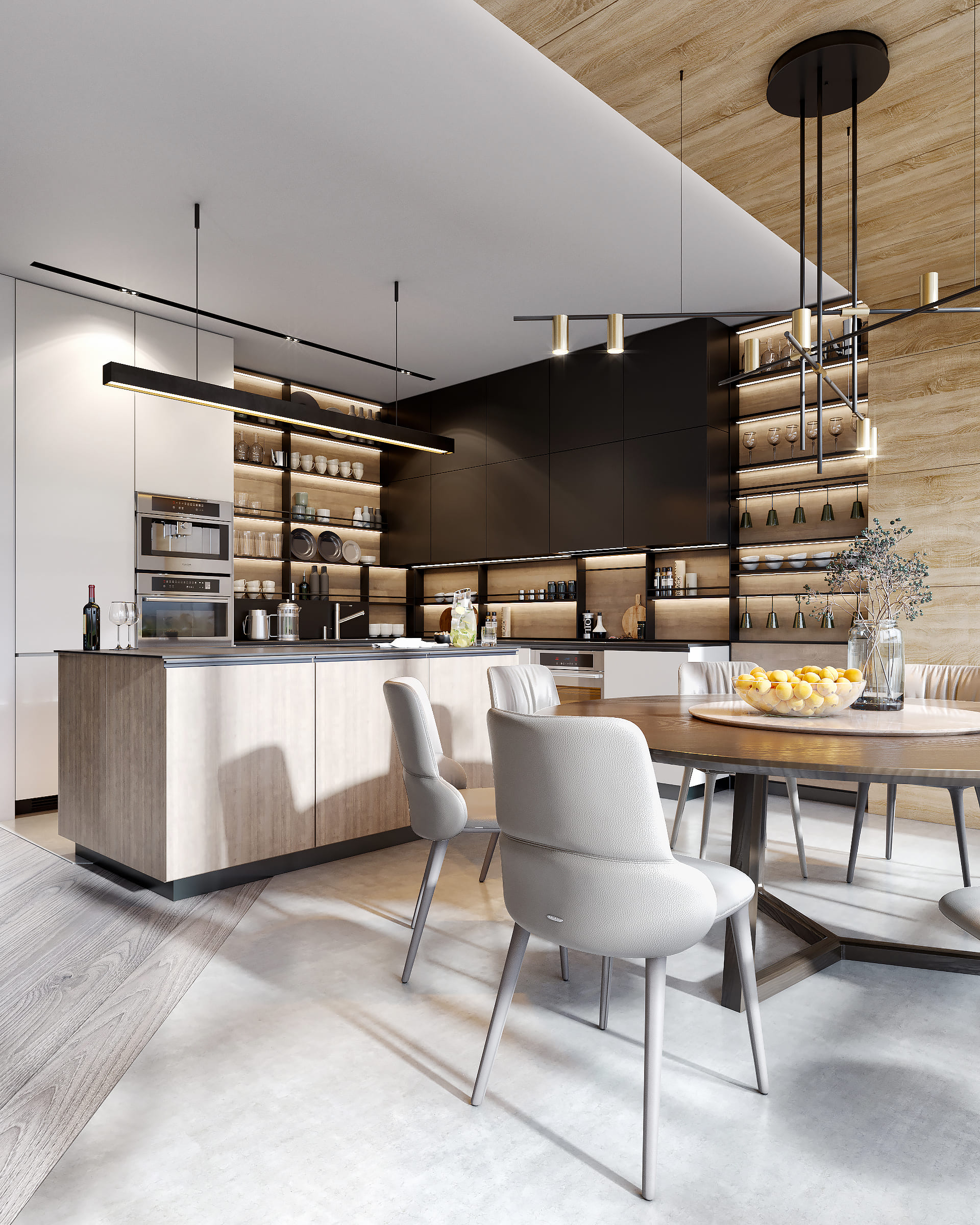 乌克兰基辅 260㎡住宅设计-5