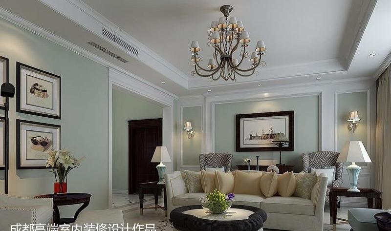 
城南逸家别墅法式风格装修案例 -0