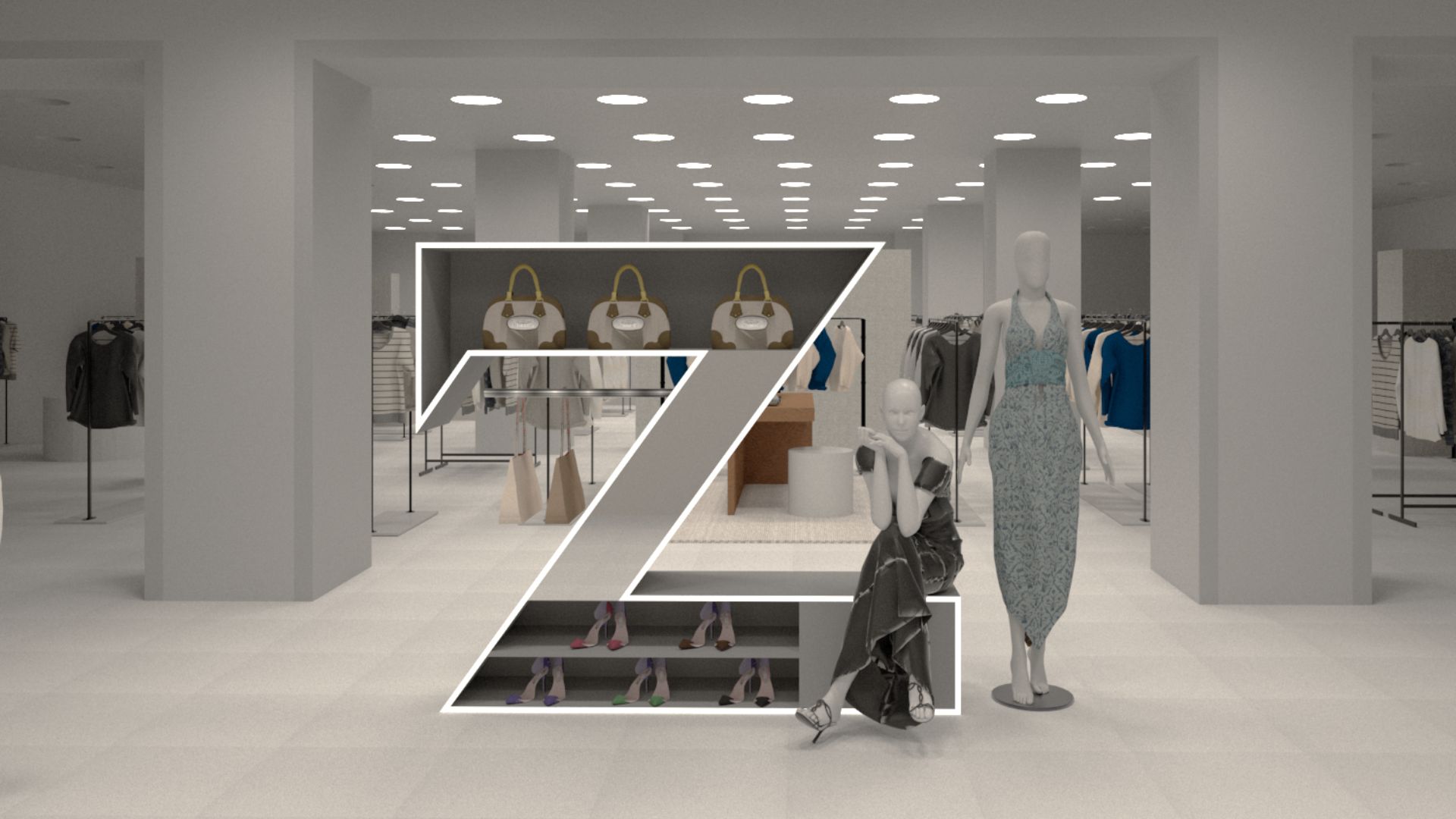 Diseño de mobiliario de exhibición / ZARA-9