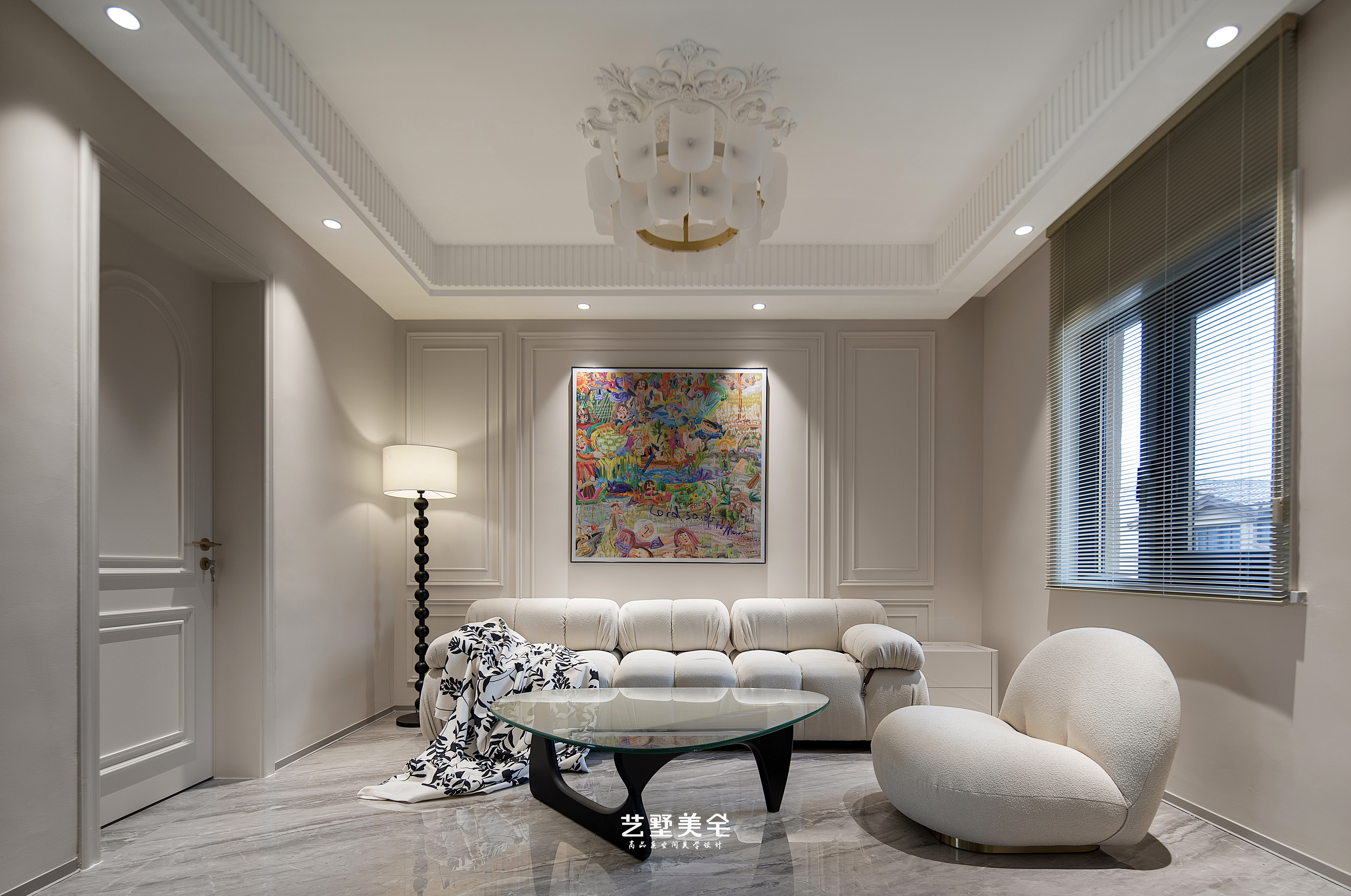 淮南*金地艳澜山 400㎡轻法式别墅设计丨中国淮南丨艺墅美宅设计-33