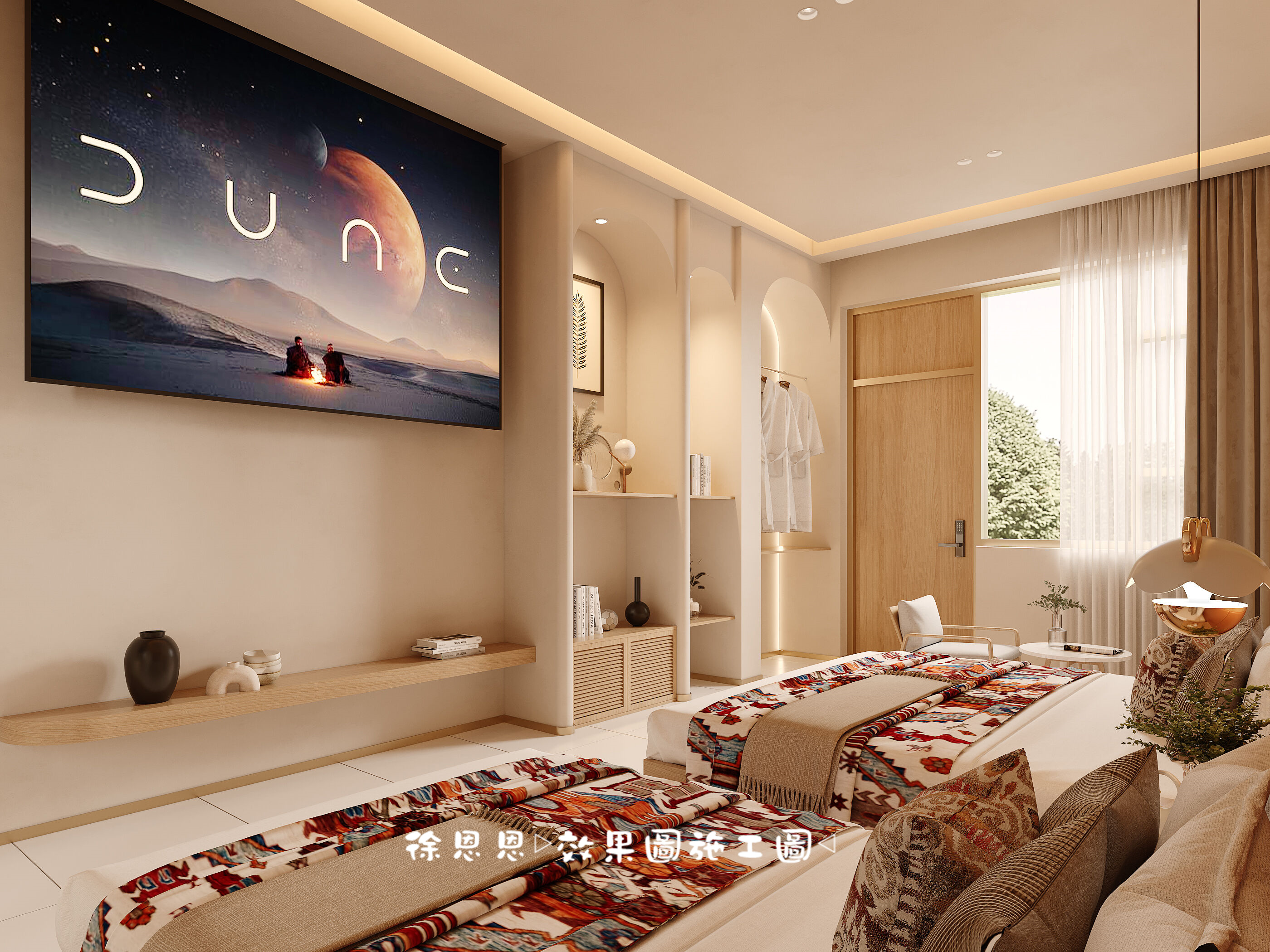 民宿，温柔奶油风 ——享受慵懒的度假！-3