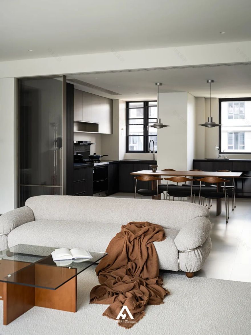 南昌阿鹤设计|砸掉几十个达不溜的精装房,也可以是无边界之家?-22