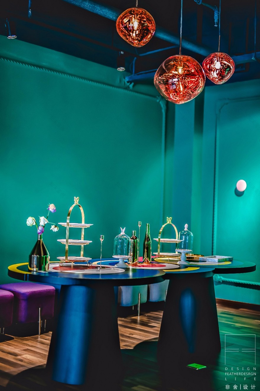 色韵-- 喜之糖法式甜点 | 克莱因蓝的浓情法式空间-25