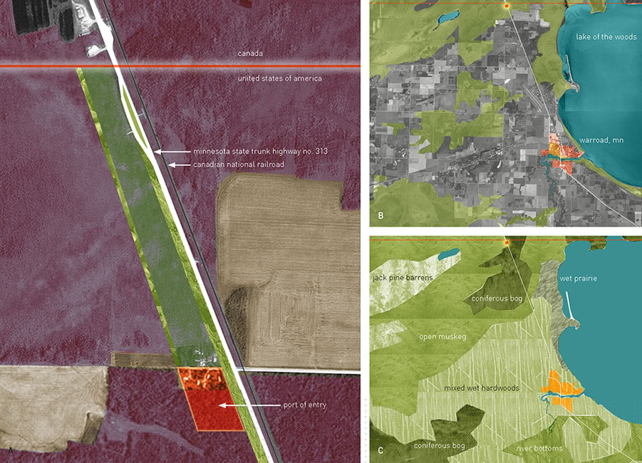 美国 Warroad 陆地港口入境景观设计-11