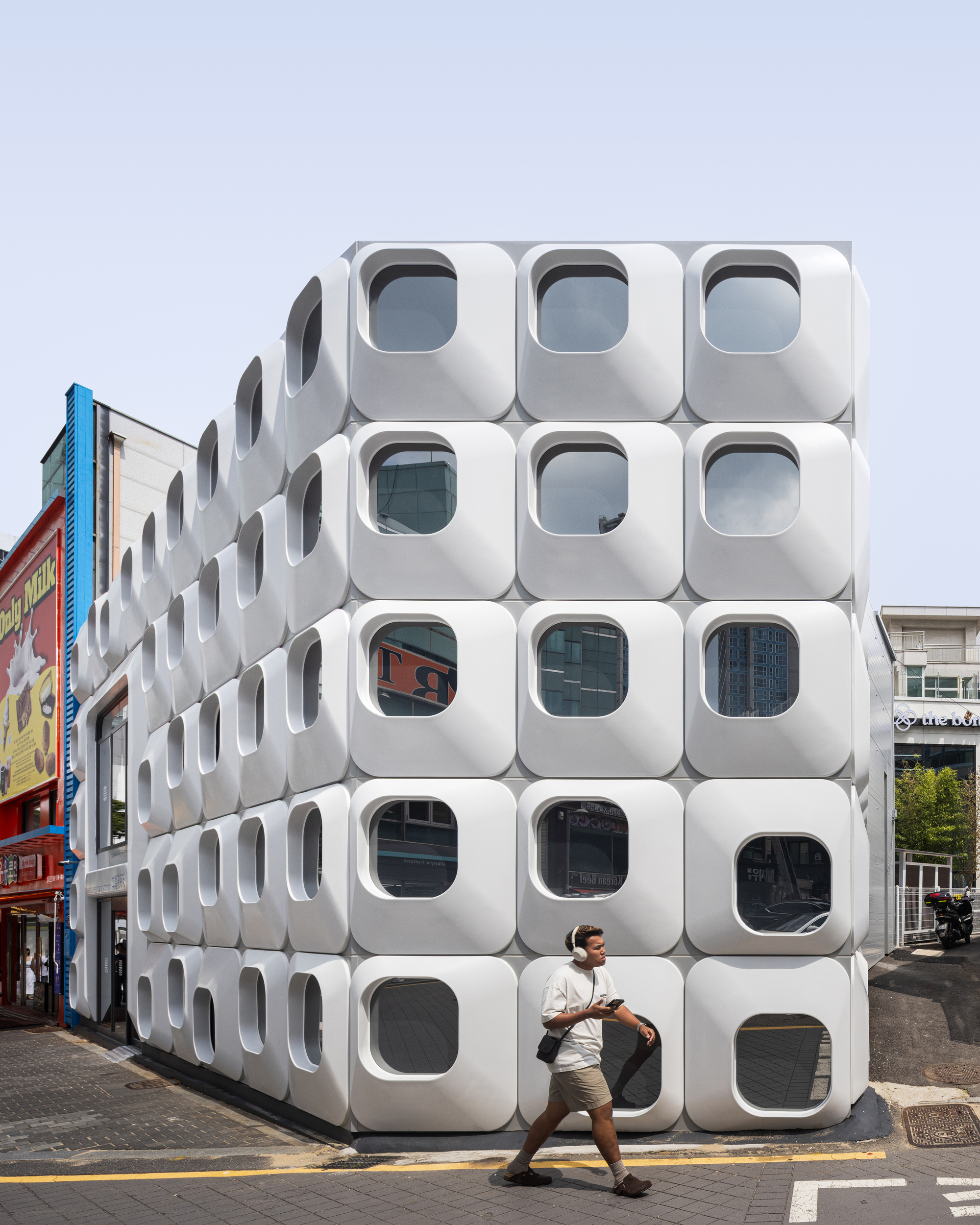 明洞站酒店丨韩国首尔丨Yong Ju Lee Architecture-9