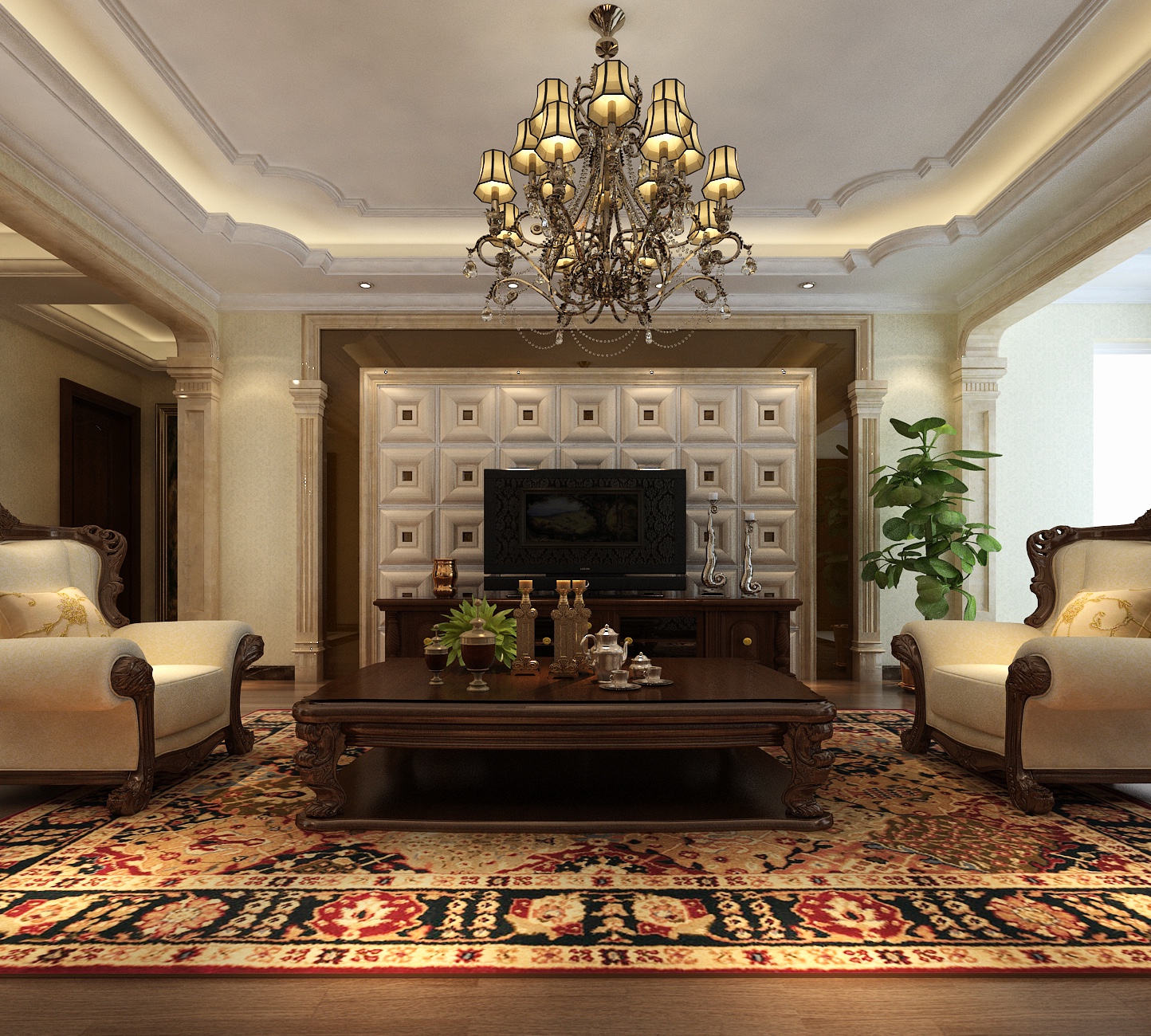 丽水蓝湾148平豪华欧式-0