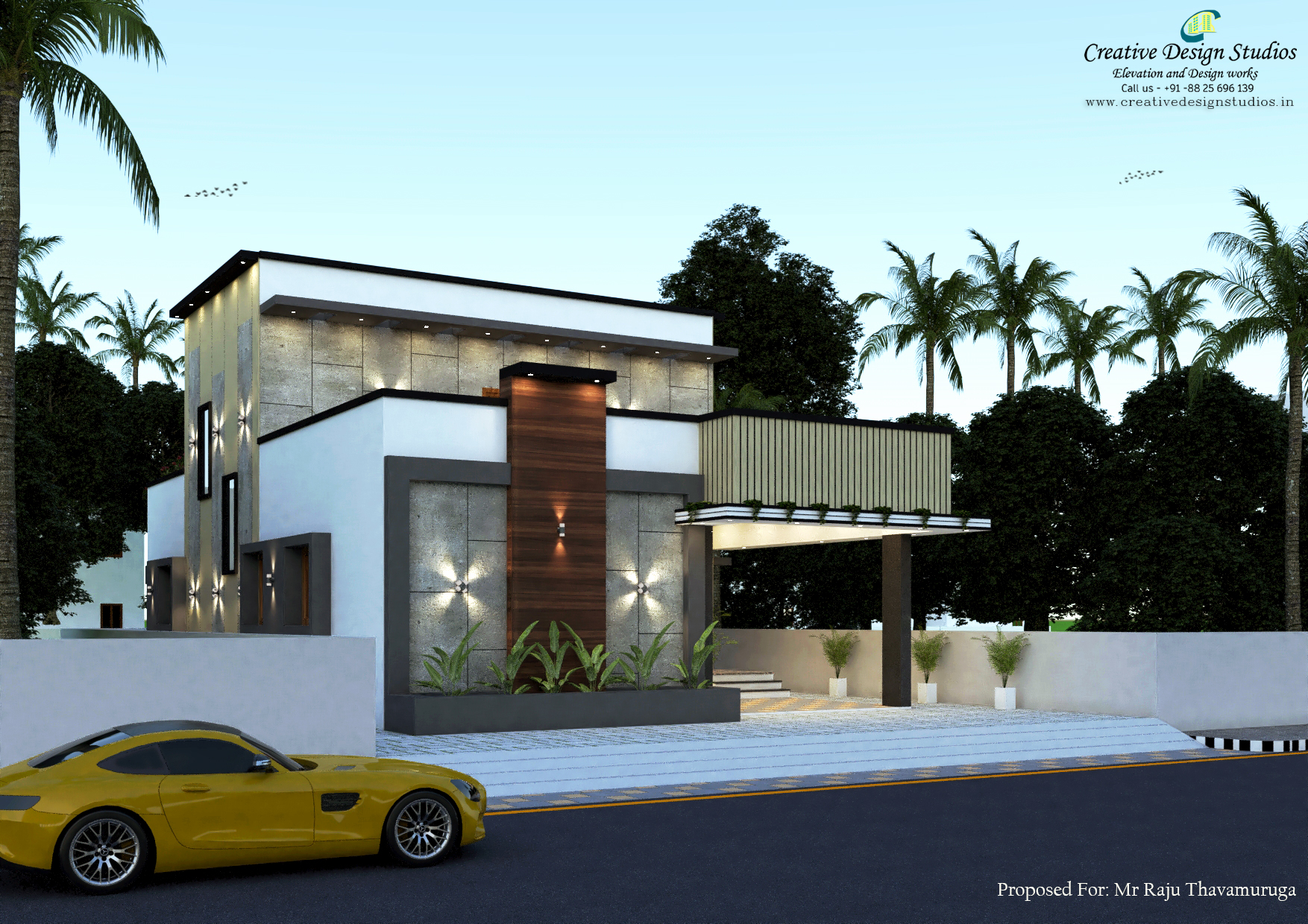 3 室 1 厅 1 卫的房子丨Creative Design Studios-5