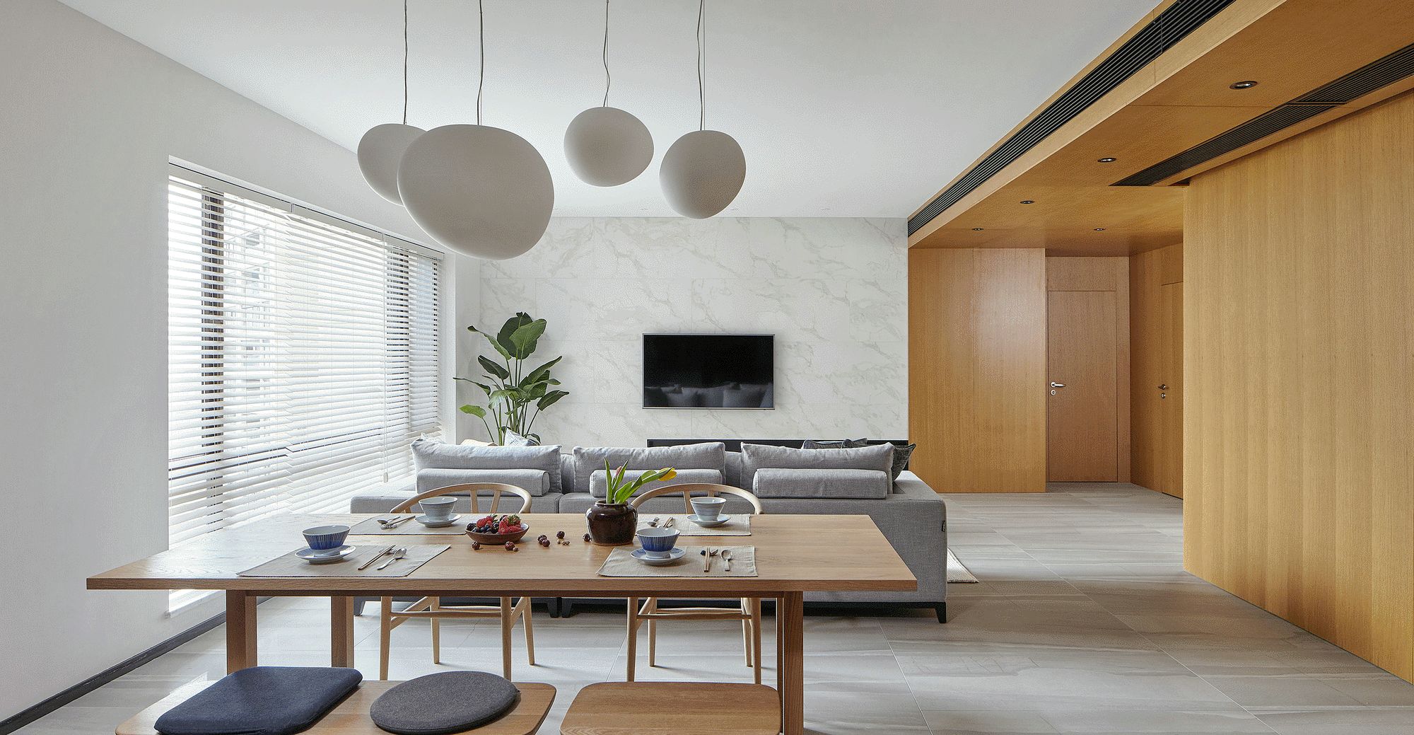 170㎡现代文艺住宅设计  尚舍设计-1