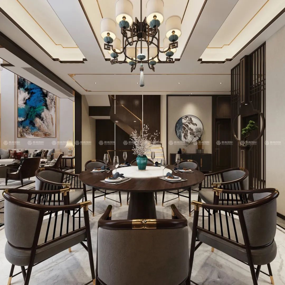 西安天浩上元郡新中式家居设计,演绎钟灵毓秀之美-15