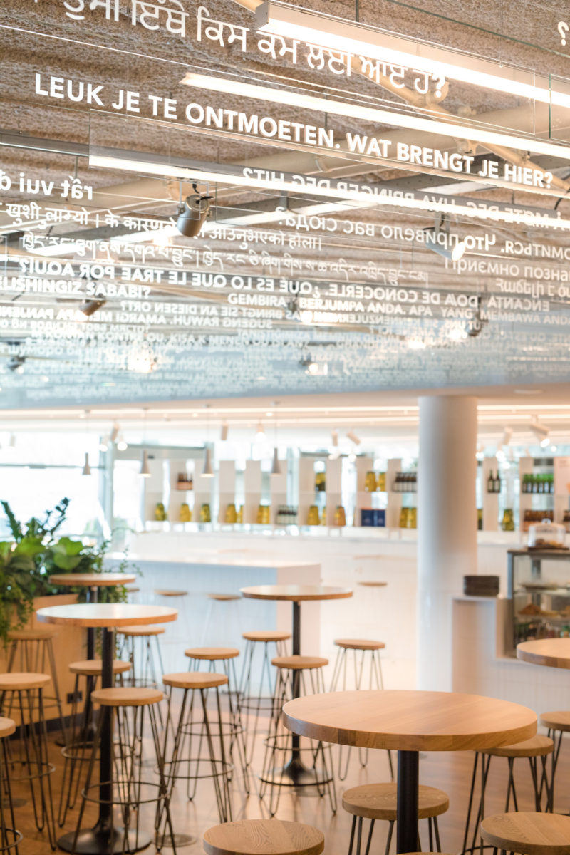 阿姆斯特丹图书馆里的“巴别塔”餐厅-18