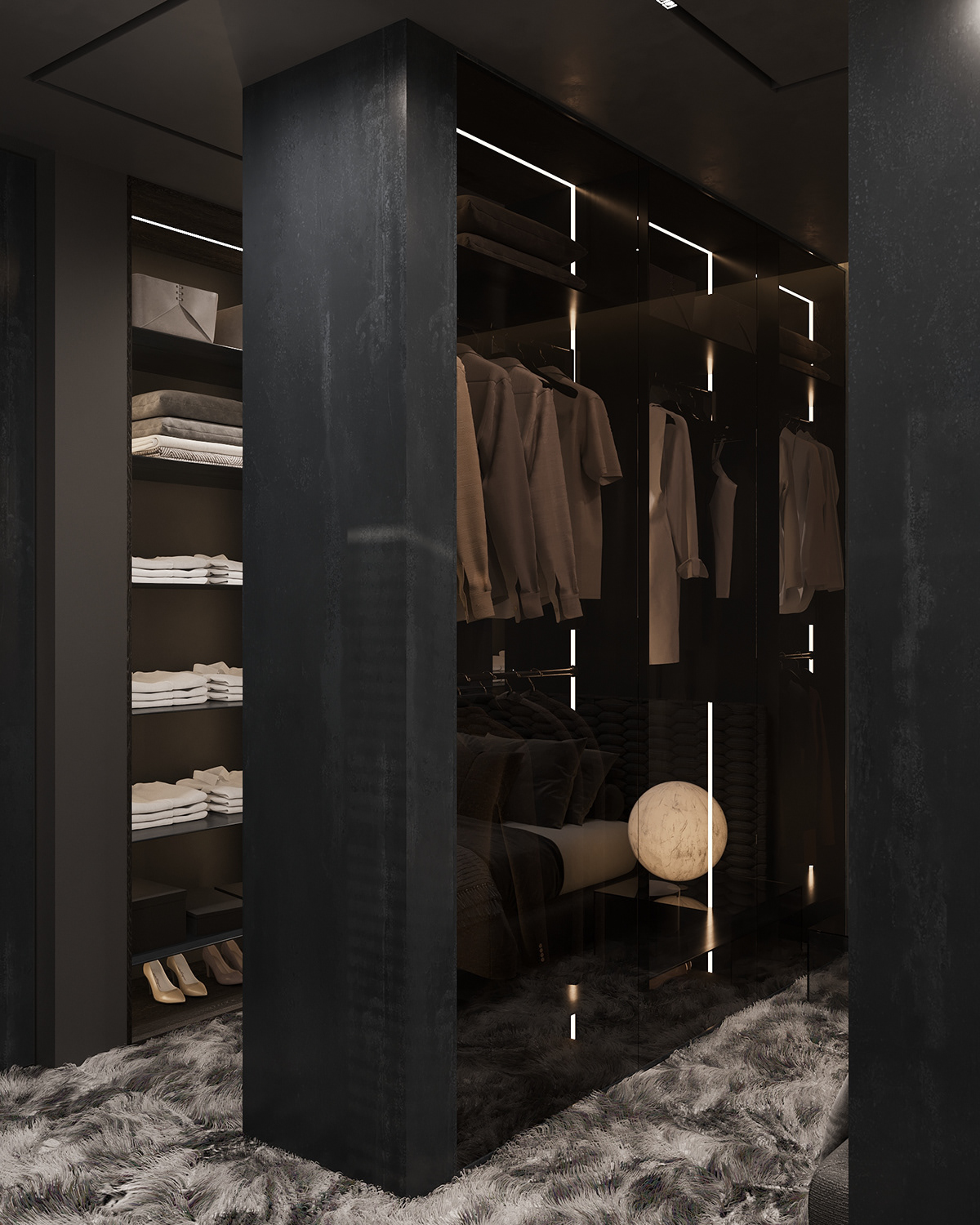 时尚高级黑，有质的空间设计！-13