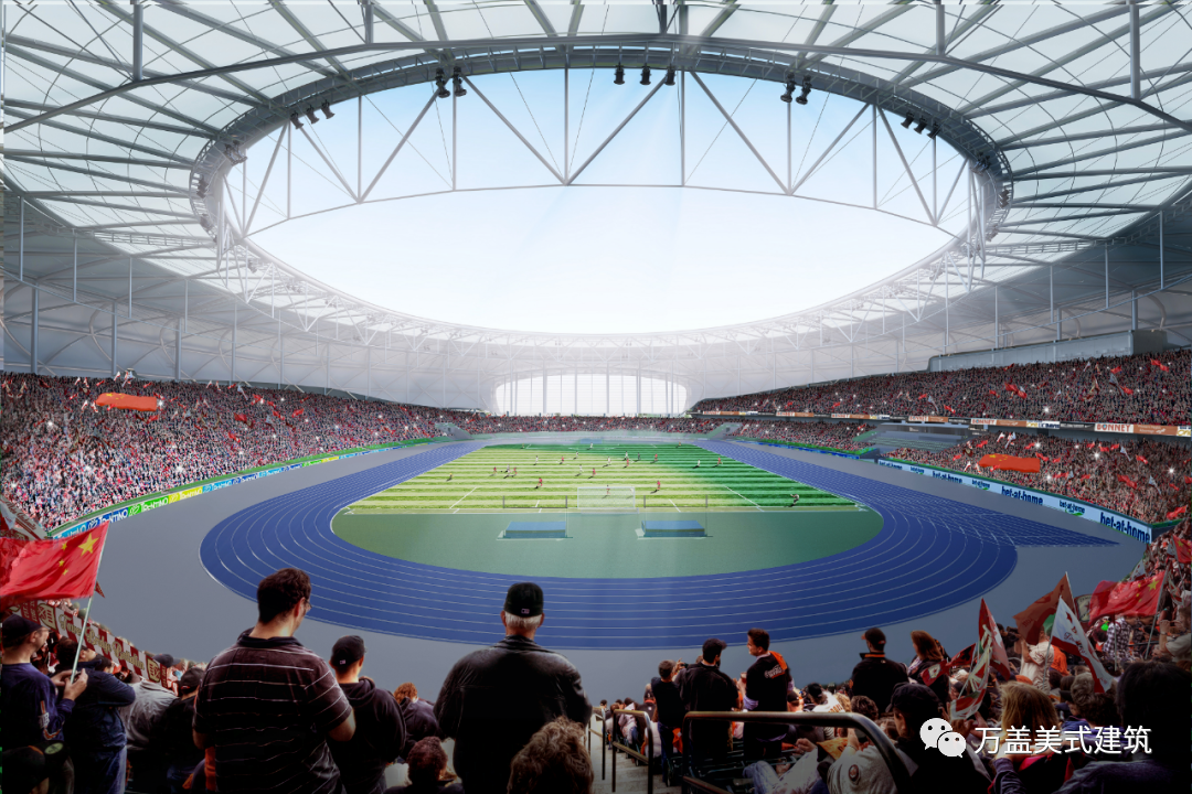 石河子体育中心丨中国石河子丨四川省万盖美式建筑股份有限公司-21