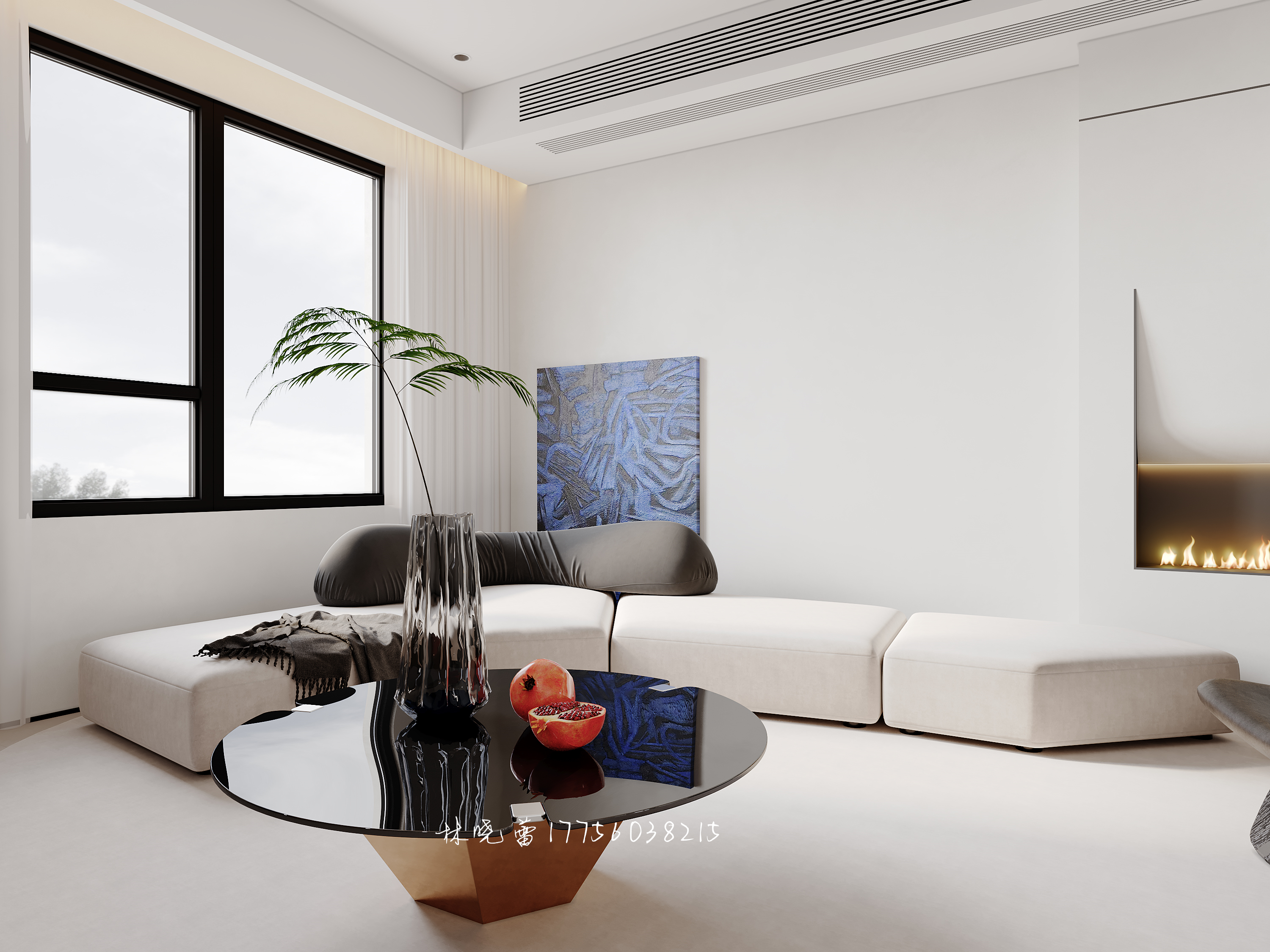 现代极简复式，生活中的艺术感-10