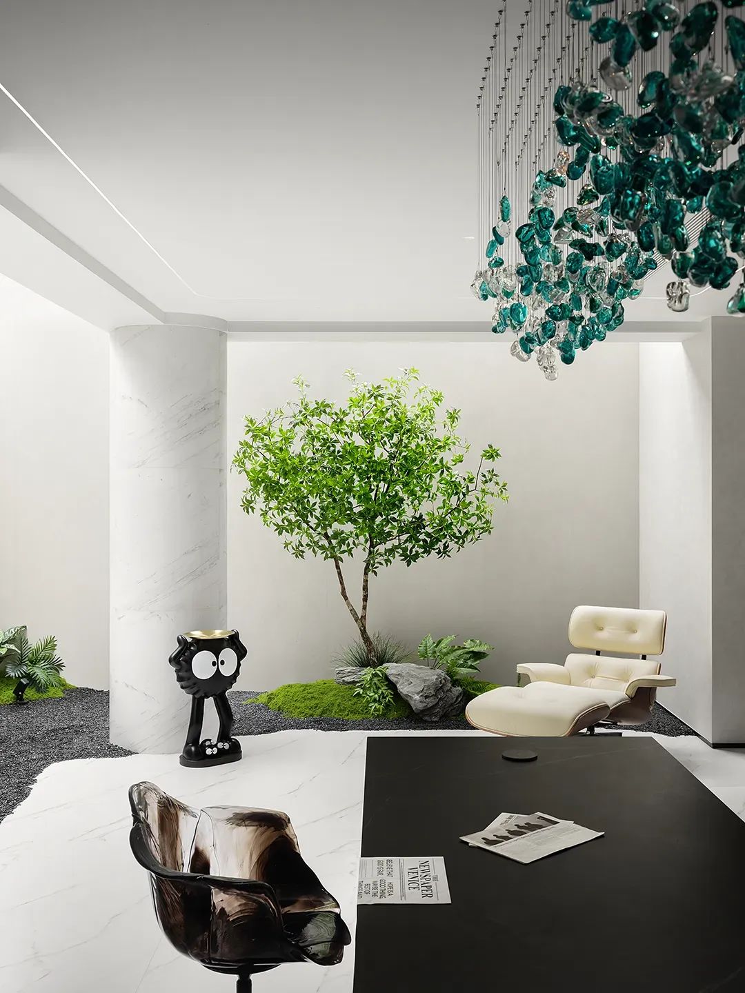 600㎡轻奢豪宅丨南京既白空间设计 李文杰-29