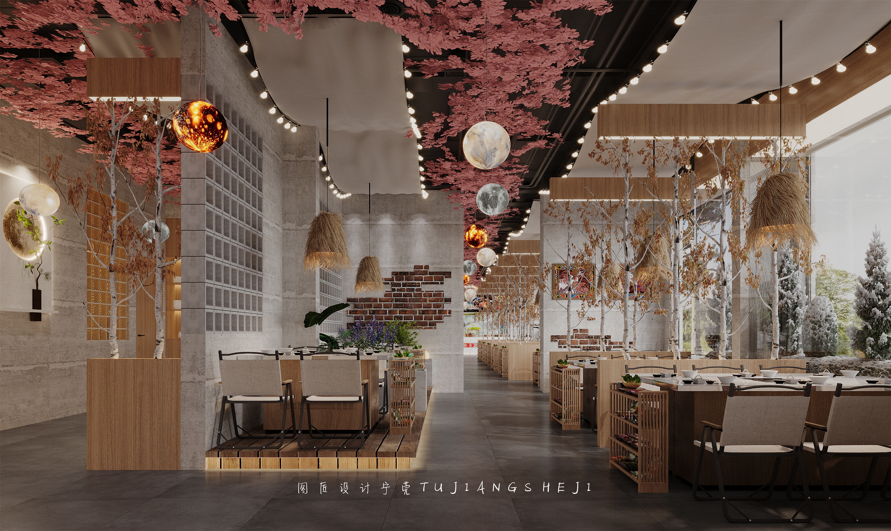 打造氛围感的露营风火锅店！-3