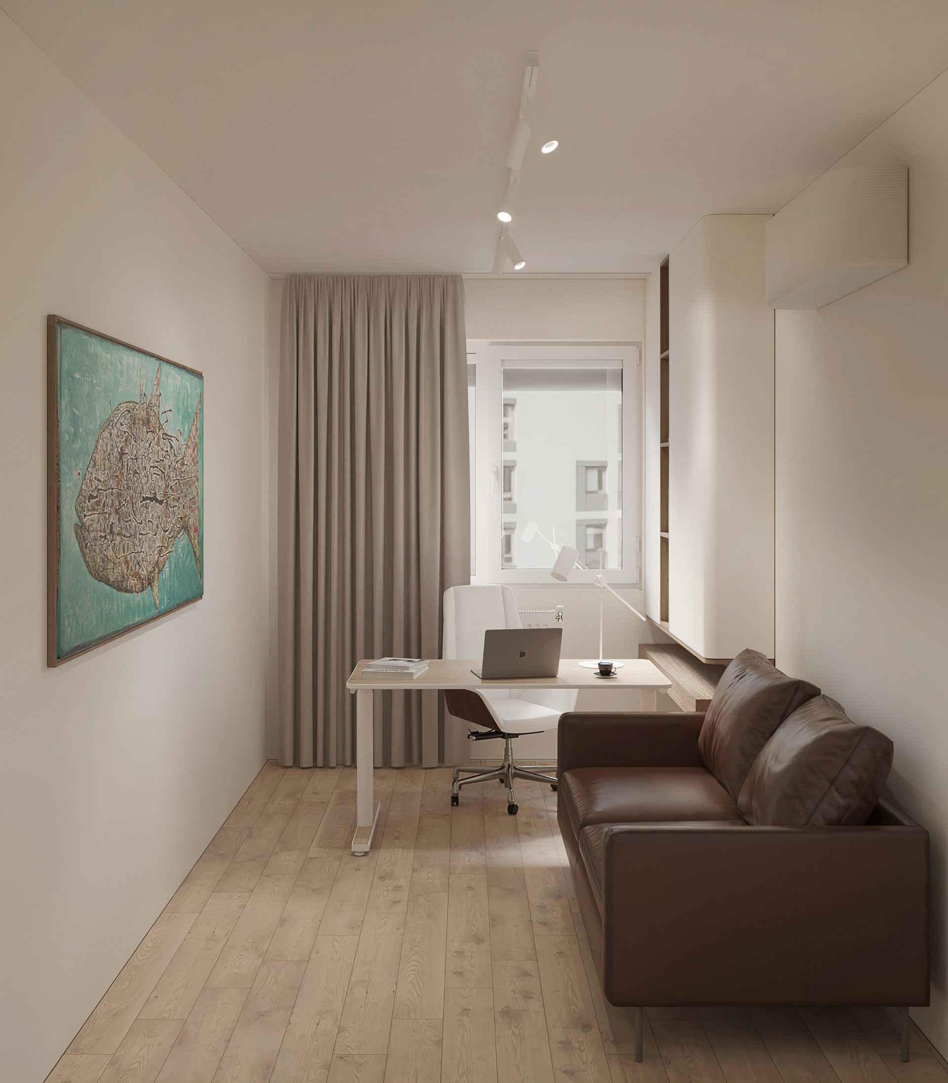 Wiślany Mokotów公寓室内设计丨波兰华沙丨RES Design-35