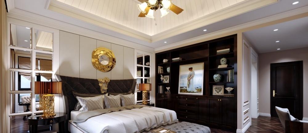 越南海防市 VINHOME 别墅 | 酒窖、影音室打造高品质家庭娱乐空间-21