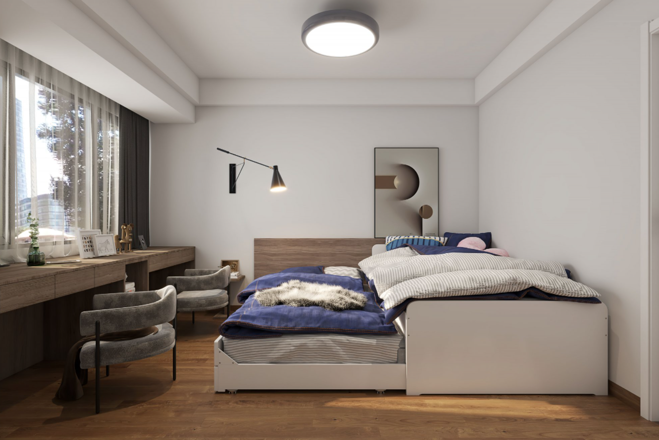 北欧风成熟范高级公寓设计-7