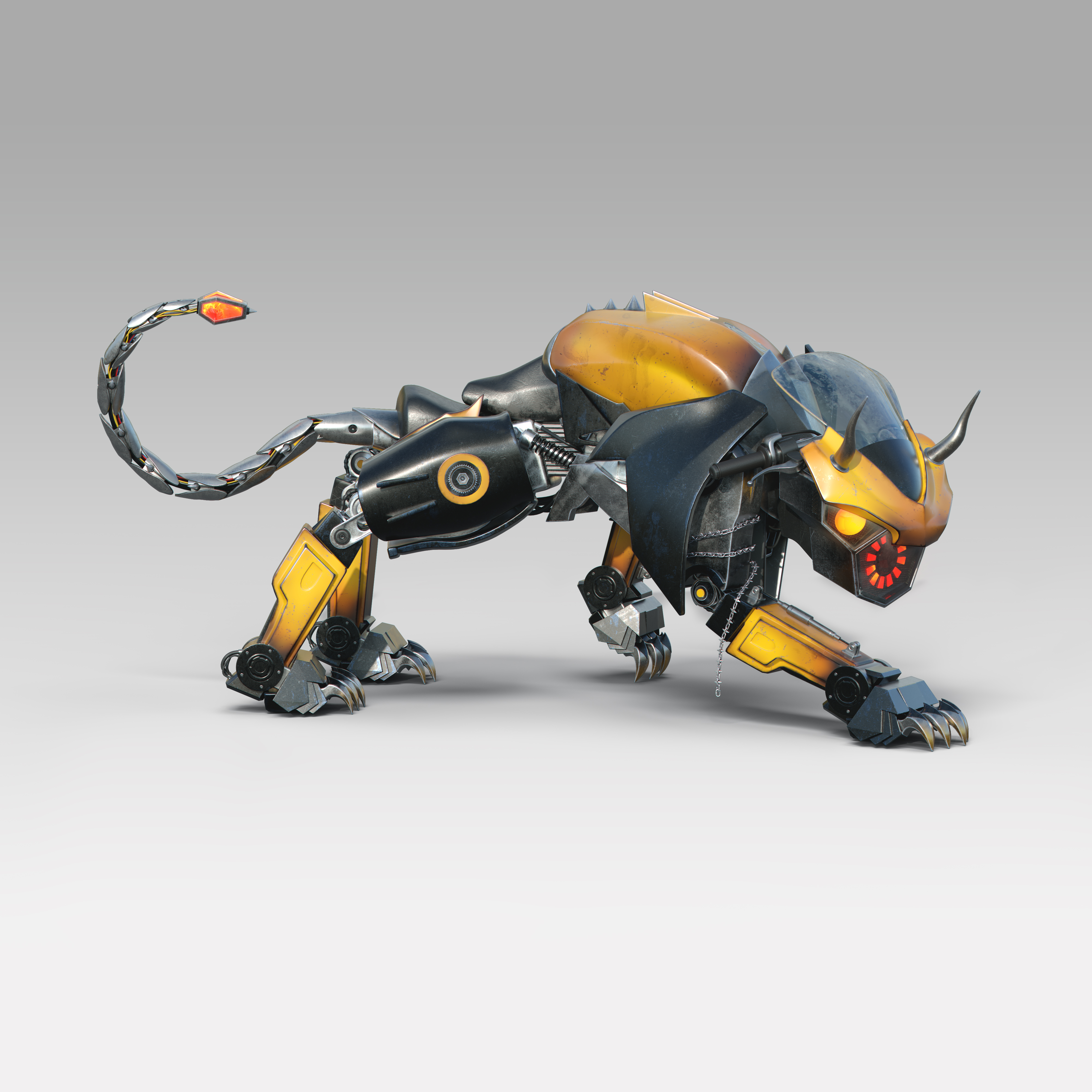 摩托机器人黑豹丨Alex Golden,Anastasia Potapova-7