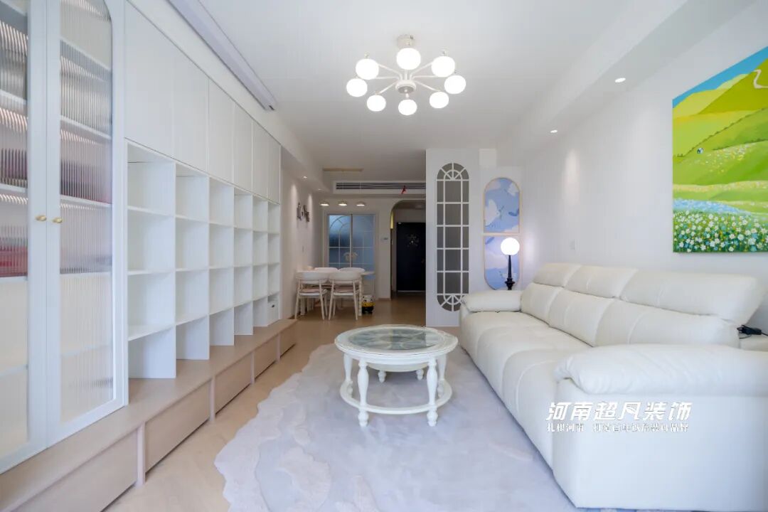 完工首发丨金水区美盛教育港湾，98平轻法式风格，把浪漫装进新家-71