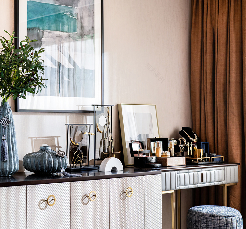 圣远广场三期195㎡精装样板房 | 轻奢风与优雅魅力的完美结合-10